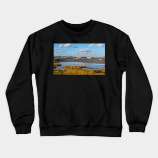 The River Deben Approaching Woodbridge Crewneck Sweatshirt